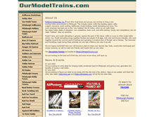 Tablet Screenshot of ourmodeltrains.com